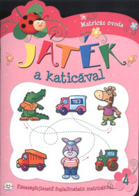 Anna Podgórska  (szerk.): Játék a katicával 4.  (piros) - Készségfejlesztő foglalkoztató matricákkal -  (Könyv)