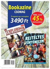 IQ Press kiadó[szerk.]: bookazine csomag: Füles bookazine 22/6: Rejtélyes történelem + Füles bookazine 23/5: Templomosok -  (Könyv)