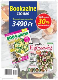 IQ Press kiadó[szerk.]: bookazine csomag: gasztro bookazine 21/1: 500 kalória + GoodFood bookazine 23/1: Egészség -  (Könyv)